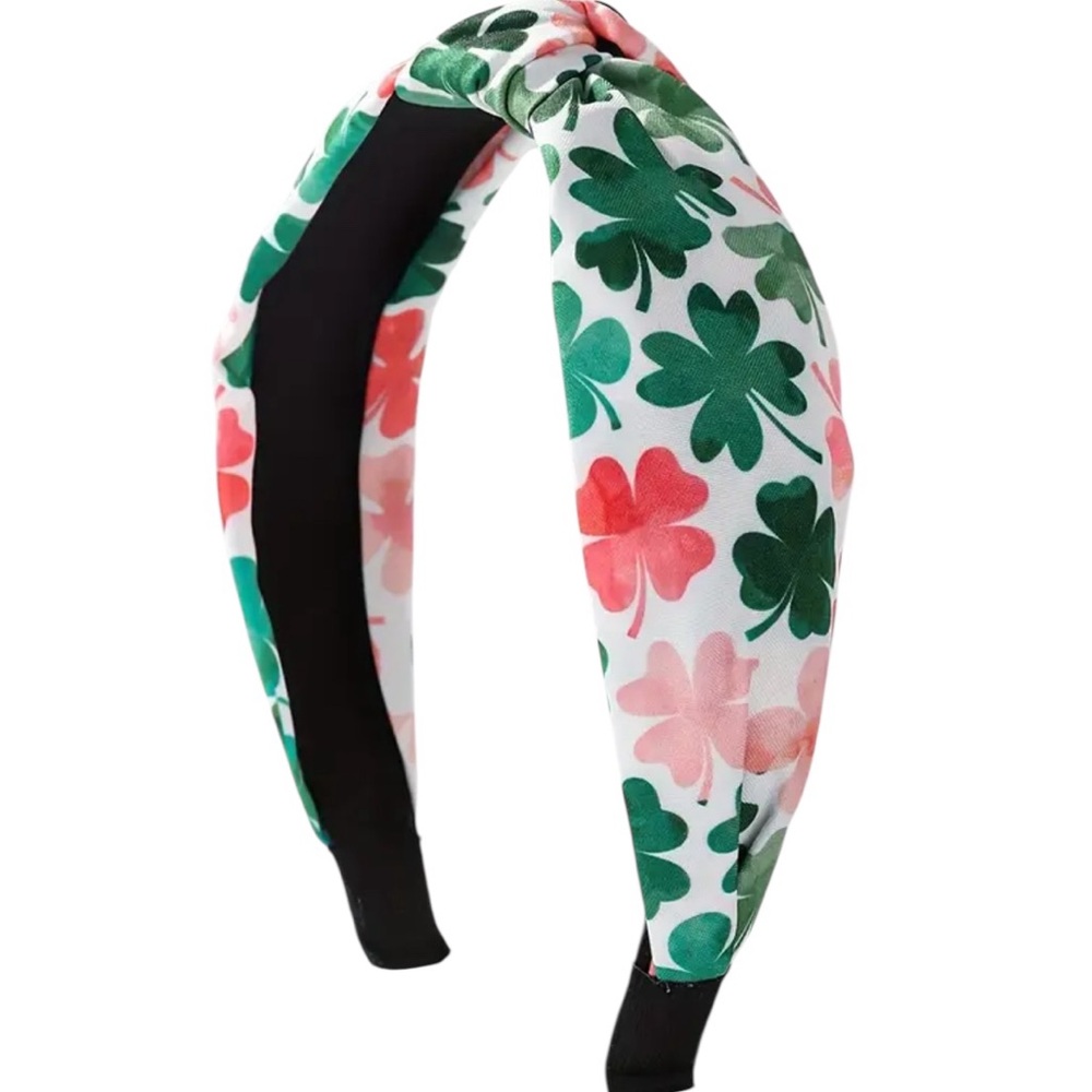 💖 3/$30 💖 Green and Pink Shamrock Headband